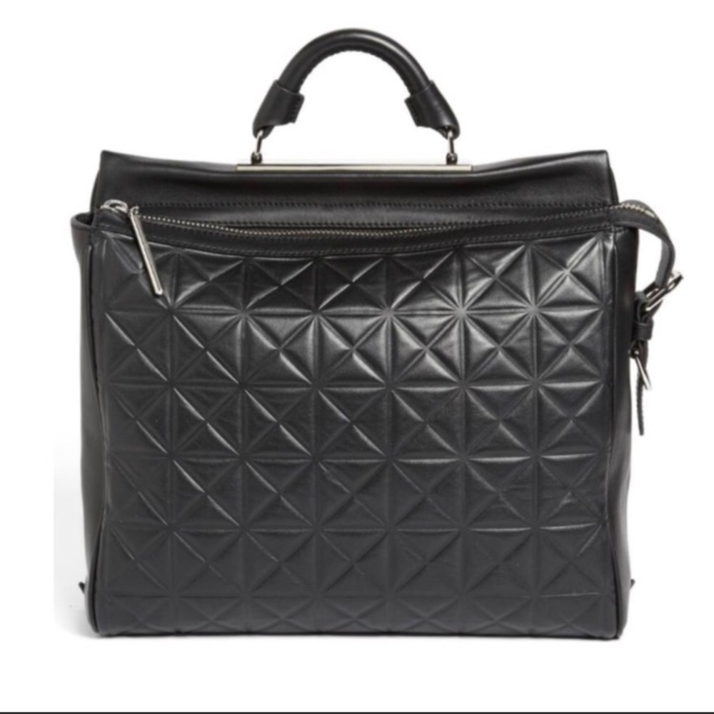 Phillip Lim 3.1 Small Ryder Geometric Embossed